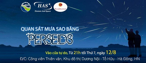 Quan sat mua sao bang Perseids